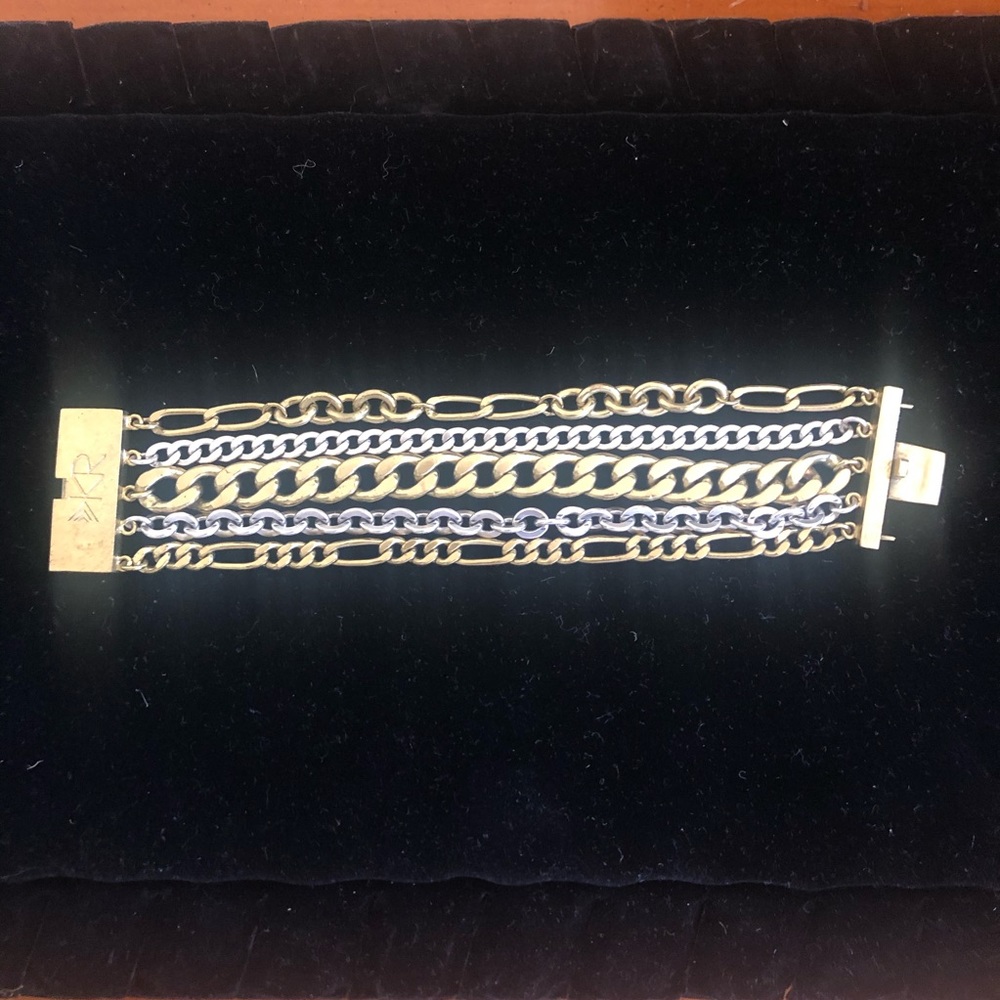 Silpada Gold and Silver Chain Bracelet